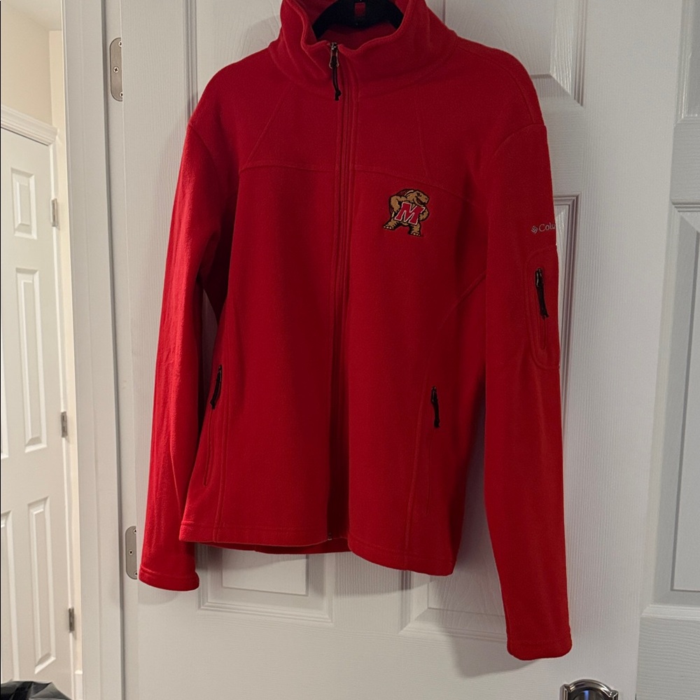 Columbia Scarlet Zip-Up Fleece